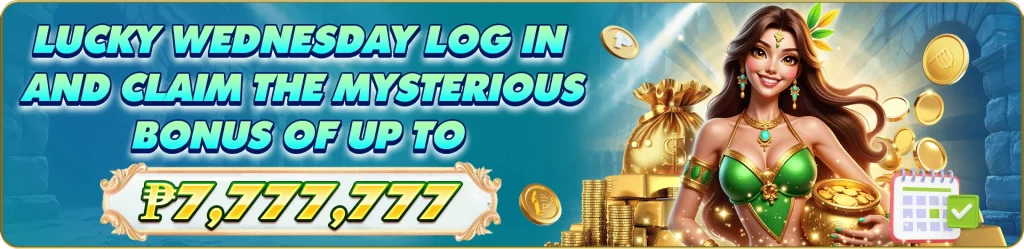 FILBET Wednesday login bonus event claim mystery reward promotion screen