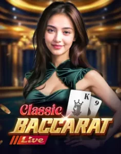 FILBET Classic Baccarat live casino elegant table card dealing with real dealer