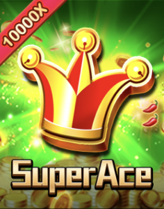FILBET vibrant Super Ace slots game interface with classic card inspired design and big win symbols